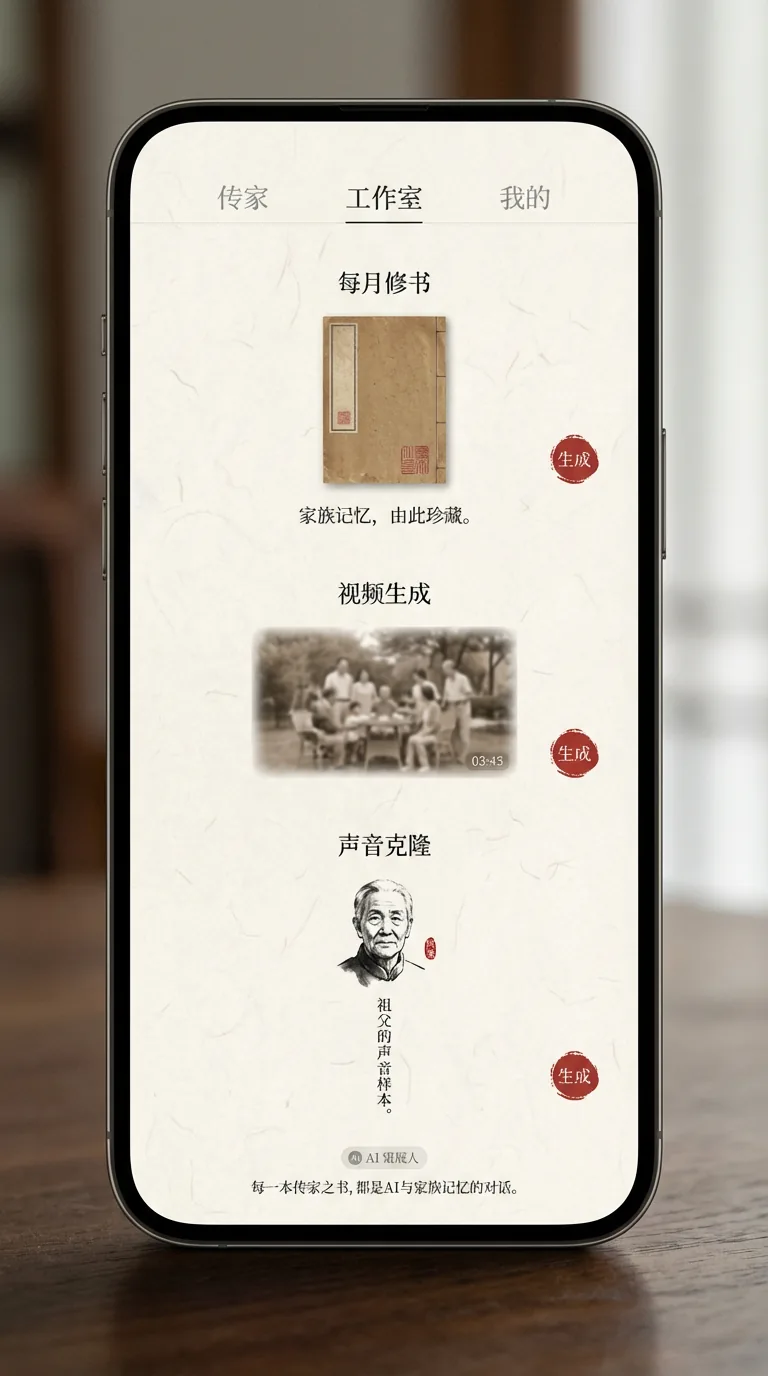 AI家谱(Legacy) 演示图 2